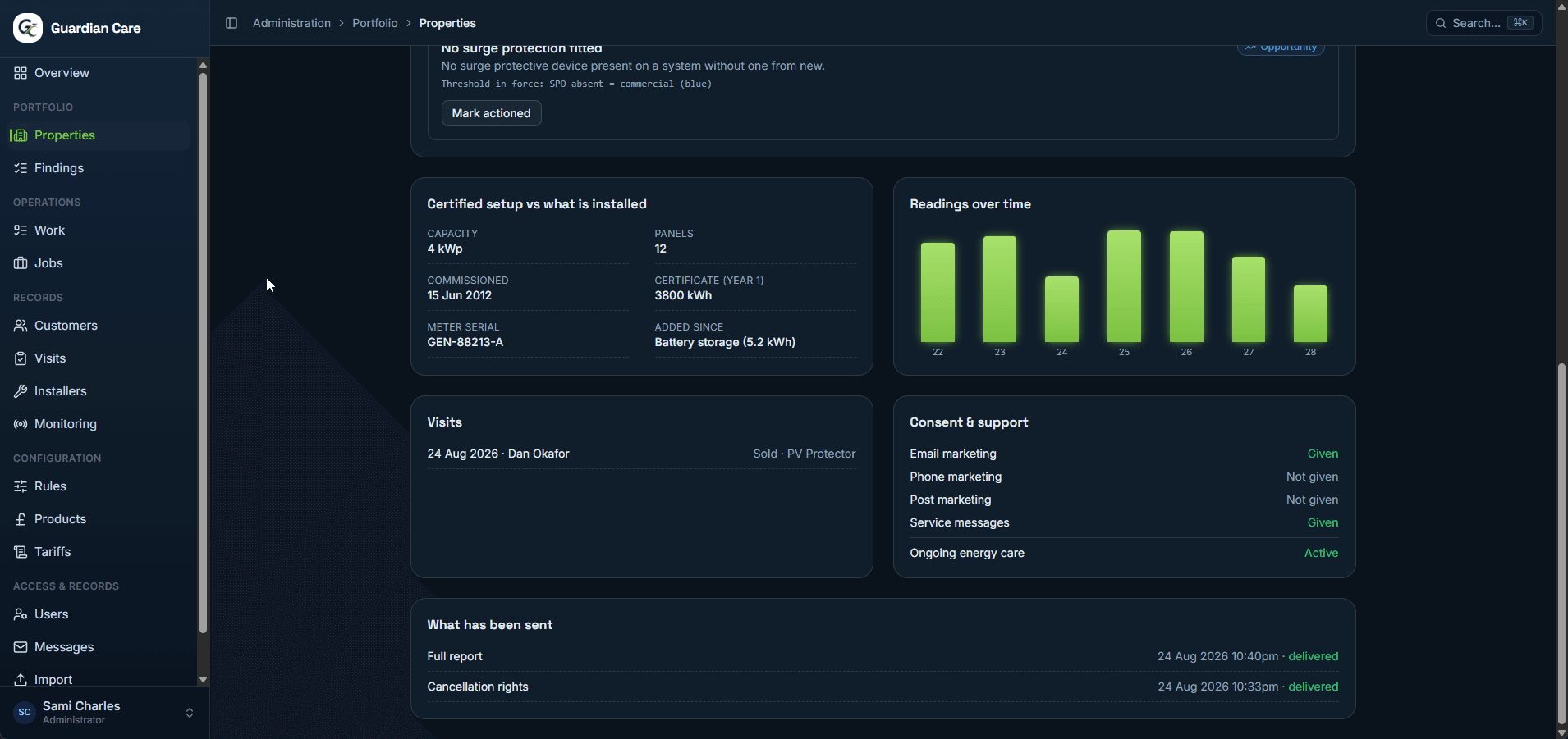 Guardian Care — Solar Assessment & Monitoring — built by Real Solutions PH — screenshot 2