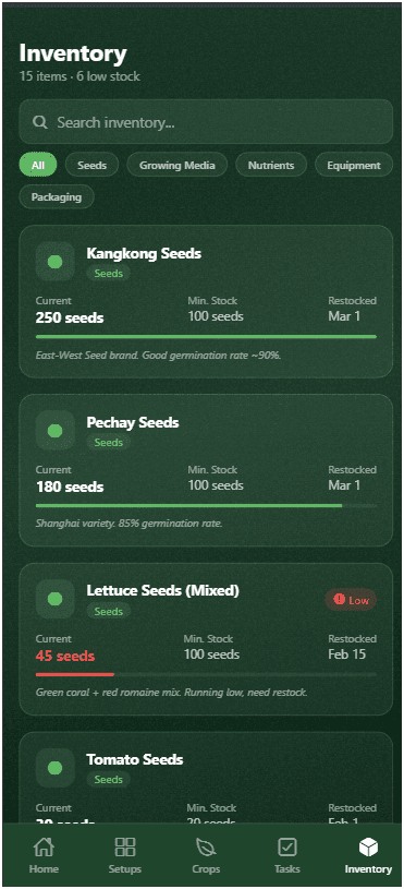HydroGuide — Hydroponics Farm Management App — custom software project by Real Solutions PH, Philippines — screenshot 7